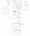 Page D Diagram and Parts List for 196402-0165-01  Briggs and Stratton Engine